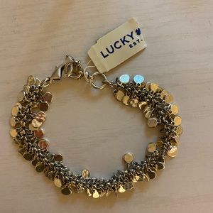 Silver Lucky Brand bracelet